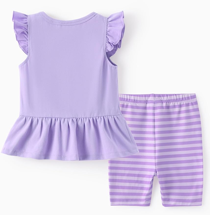 Disney Minnie Mouse Frozen Princess Marvel Toddler Girls Clothes Long Sleeve Sweatshirt + Leggings 2pcs Outfits   Set 2-6Y photo 2