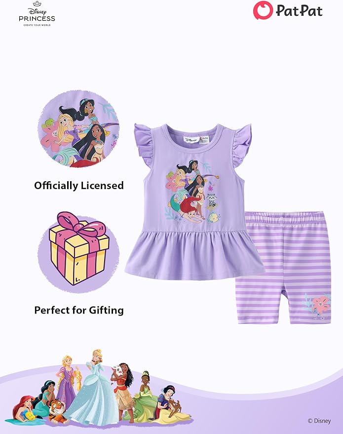 Disney Minnie Mouse Frozen Princess Marvel Toddler Girls Clothes Long Sleeve Sweatshirt + Leggings 2pcs Outfits   Set 2-6Y photo 3