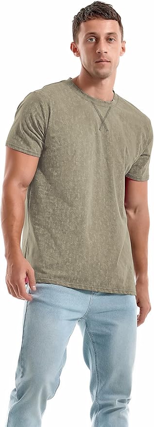 KLIEGOU Men's T-Shirts - Premium Cotton Crew Neck Tees S - 4XL photo 2