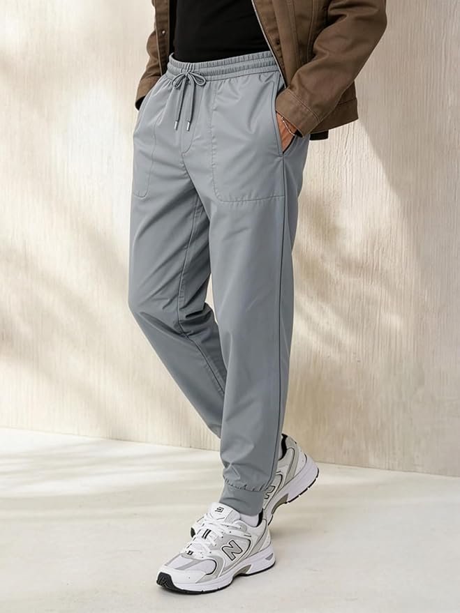 DAMENSCH Men's Microfibre, Ultra-Lightweight, Durable, 4-Way Stretch Araam Joggers photo 3