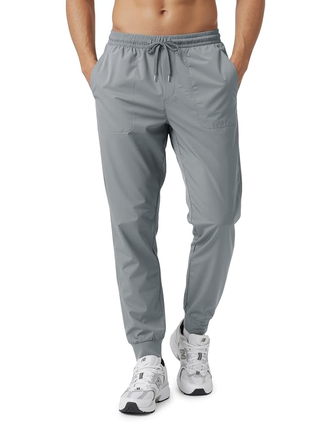 DAMENSCH Men's Microfibre, Ultra-Lightweight, Durable, 4-Way Stretch Araam Joggers