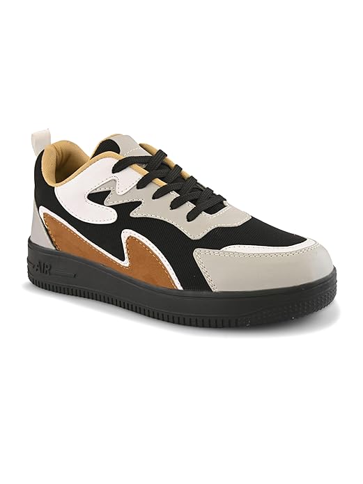 Centrino Men’s Sneakers | Cushioned Insole Comfortable Shoes | Trendy & Stylish Modern Sneakers | Durable Lightweight Sole Casual Walking Footwear (8182)